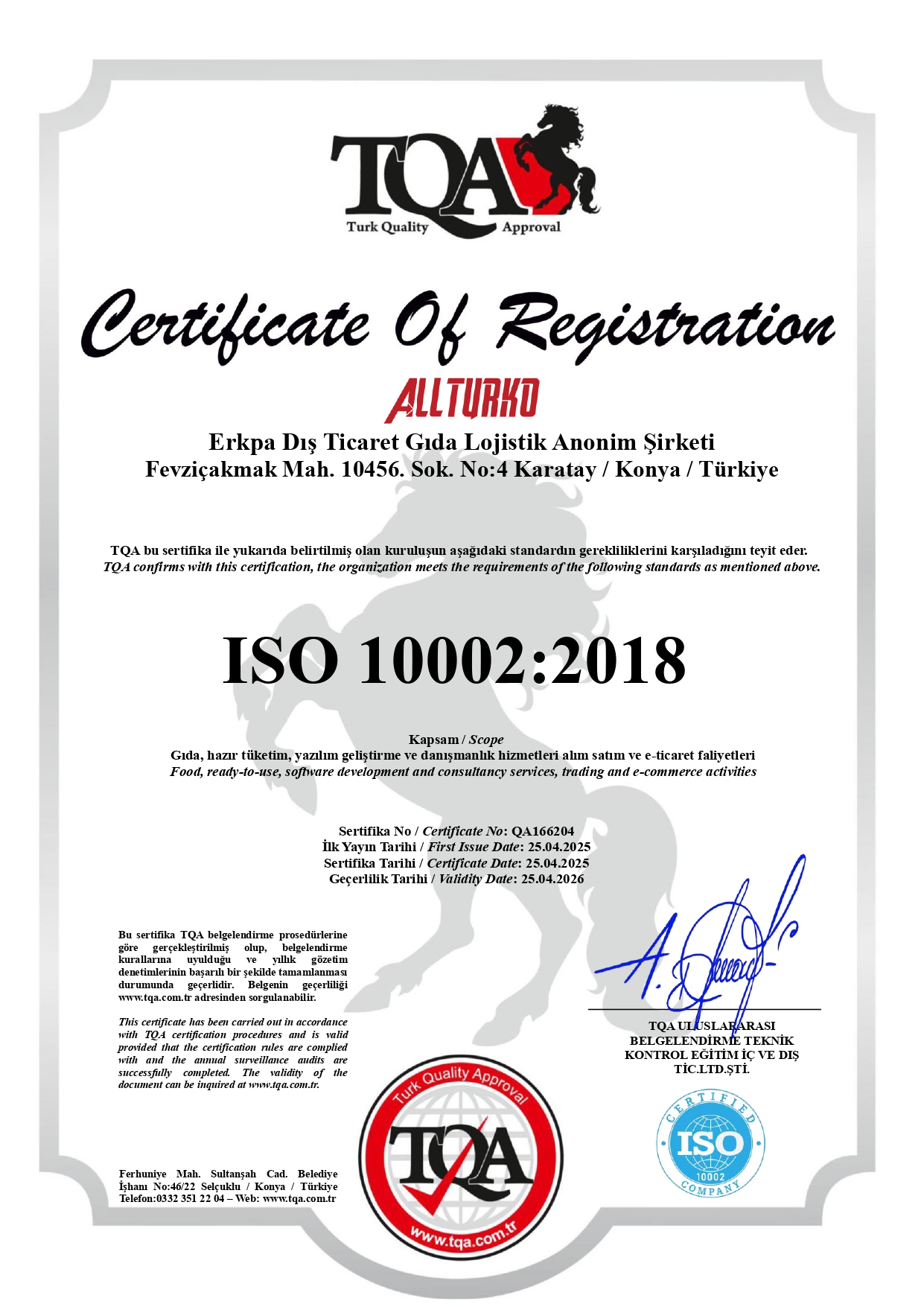 Certificate 4