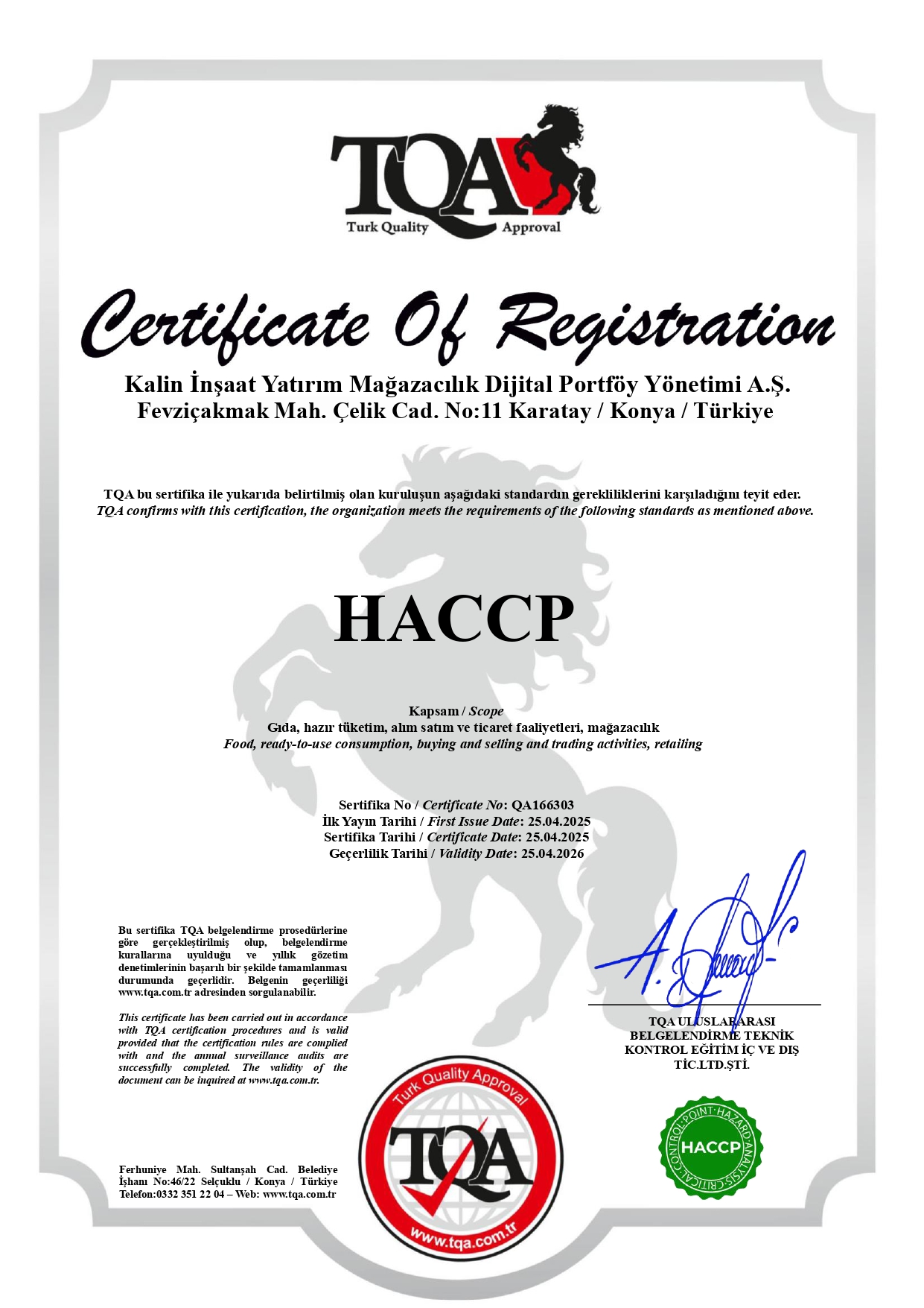 Certificate 7